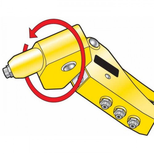 Stanley Пістолет заклепочний з поворотною голівкою MR77 (D 2,5, 3, 4, 5 мм)