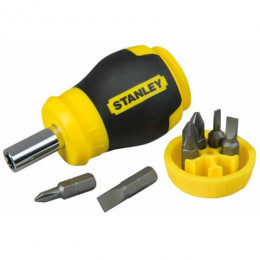 Stanley Викрутка коротка "Multibit Stubby" + 6 біт