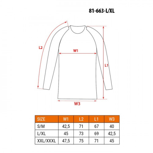 Термокофта NEO Tools (L/XL) (81-663-L/XL)