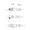 Кутовий дриль Metabo WBE 700 (0.7 кВт, 2600 об/хв) (600512000)