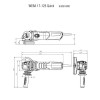 Кутова шліфмашина Metabo WEBA 17-125 Quick (1.7 кВт, 125 мм) (600514000)