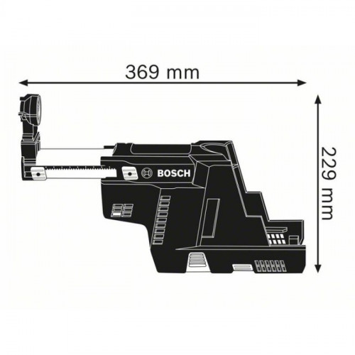 Пристрій пиловидалення Bosch GDE 18V-16 (для GBH 18V-26, GBH) (1600A0051M)