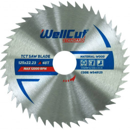 Пиляльний диск без напайок WellCut Standard (125х48Тх22) (WS48125)