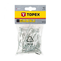 Заклепки Topex (4.8x23 мм, 50 шт.) (43E507)