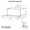 Витяжка телескопічна Minola HTLS 9935 BL 1300 LED