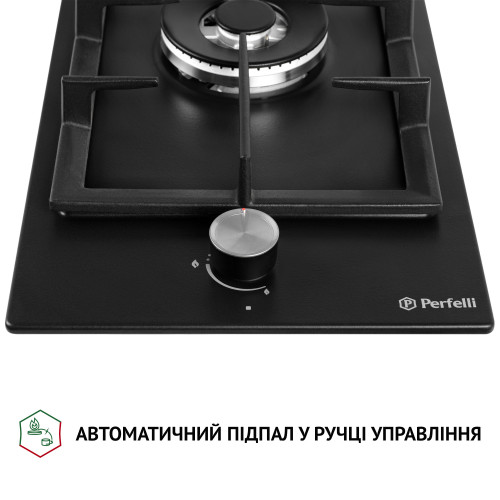 Поверхня газова Domino на металі Perfelli HGM 31404 BL