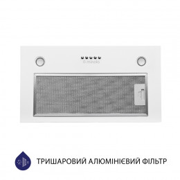 Витяжка повновбудована Minola HBI 5327 WH 800 LED