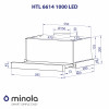 Витяжка телескопічна Minola HTL 6614 BLF 1000 LED