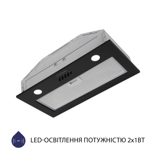 Витяжка повновбудована Minola HBI 52621 BL GLASS 700 LED