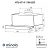 Витяжка телескопічна Minola HTL 6714 I 1100 LED