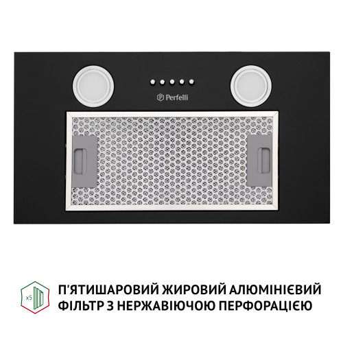 Витяжка повновбудована Perfelli BI 5252 BL 700 LED