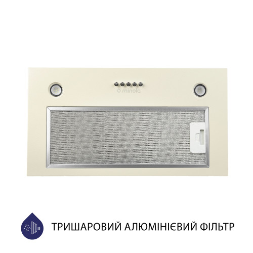 Витяжка повновбудована Minola HBI 5227 IV 700 LED