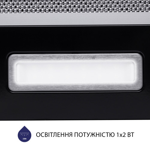 Витяжка телескопічна Minola HTL 5714 BL 1100 LED