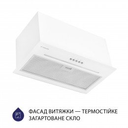 Витяжка повновбудована Minola HBI 5664 WH GLASS 1000 LED Line