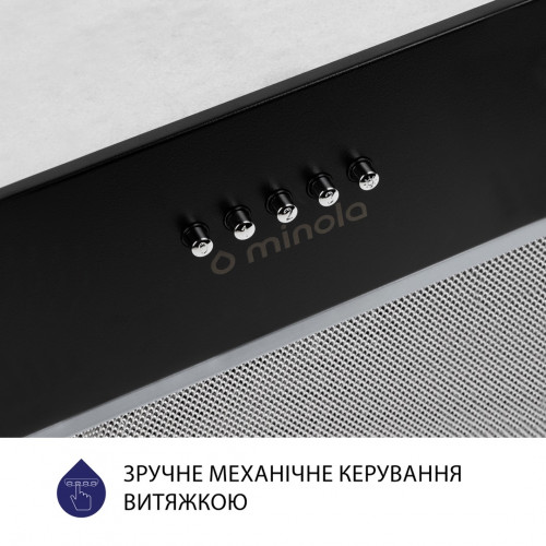 Витяжка повновбудована Minola HBI 5227 BL 700 LED