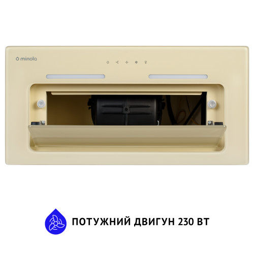 Витяжка повновбудована Minola HBI 6873 IV GLASS 1200 LED Line