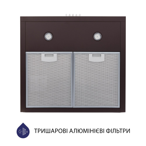 Витяжка купольна Minola HK 5212 BR 700 LED