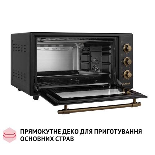 Електрична піч Perfelli LAGGIO 48 BLACK RETRO