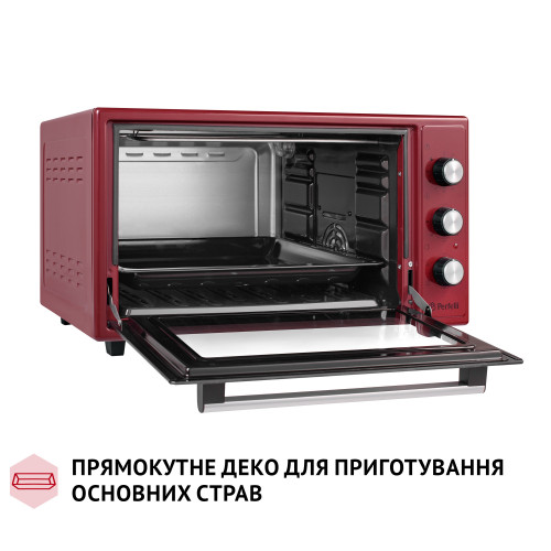 Електрична піч Perfelli TRIMO 48 RED