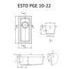 Мийка кухонна гранітна Perfelli ESTO PGE 10-22 BLACK