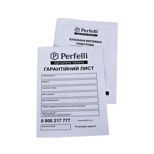 Витяжка повновбудована Perfelli BI 8522 A 1000 I LED